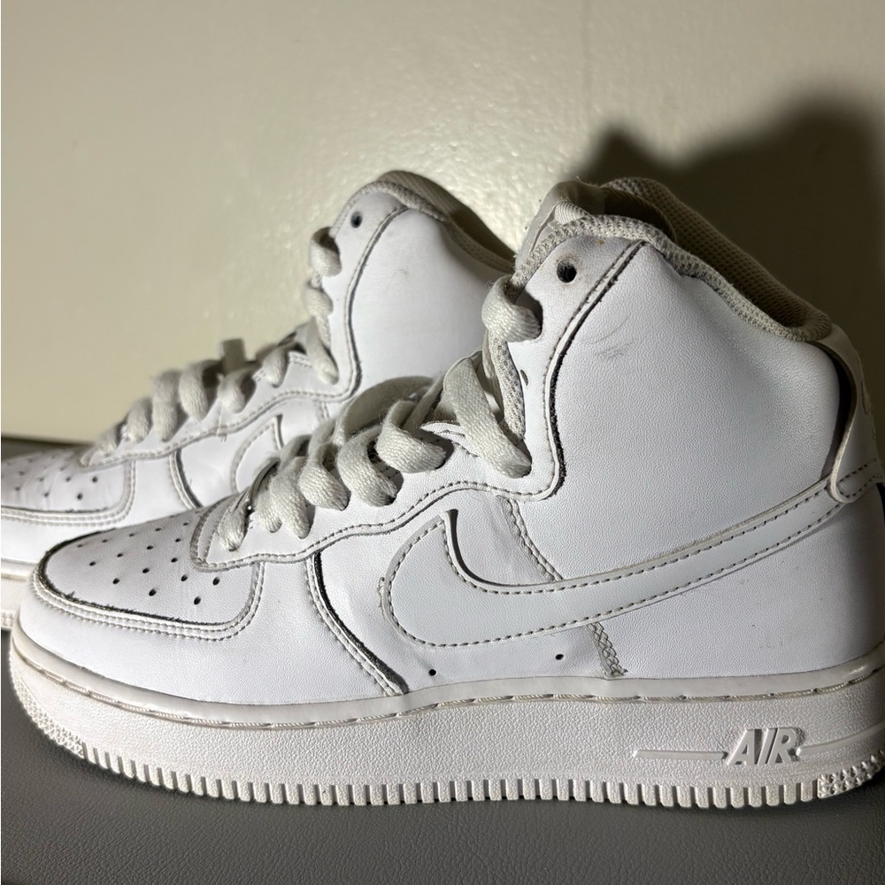 White High-Top Sneakers